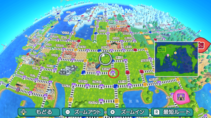 キシナウの場所詳細