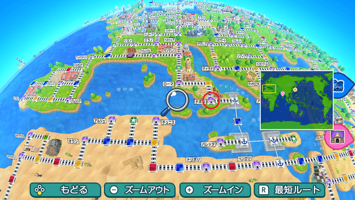 ナポリの場所詳細