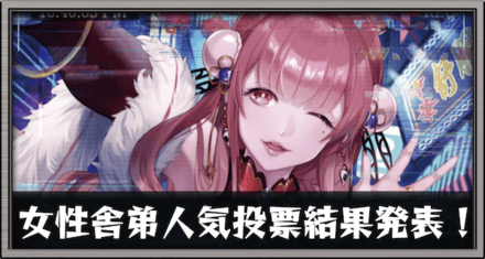 第2回女性舎弟人気投票