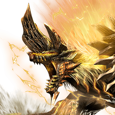 金雷公ジンオウガ画像