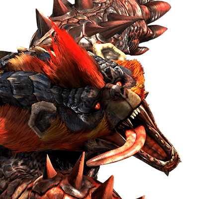 紅兜アオアシラ画像