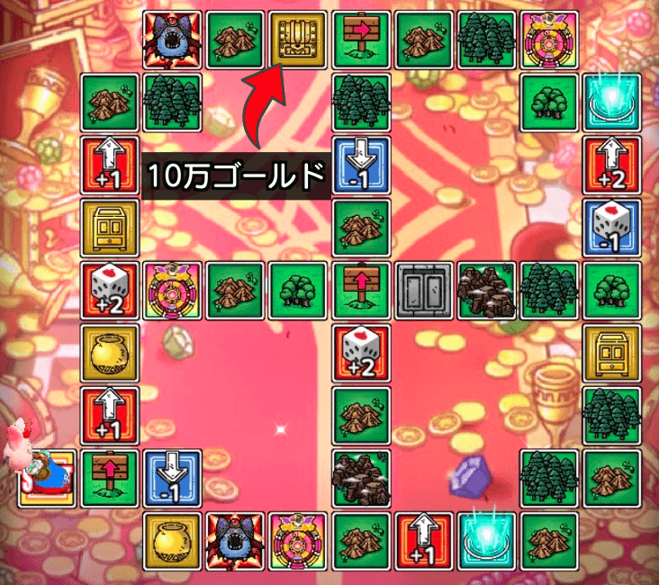 グリストンすごろく場マップボーナス2