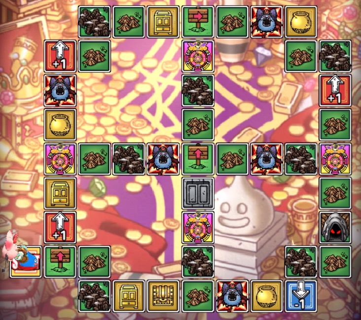 グリンストンすごろく場-ボーナス3マップ-