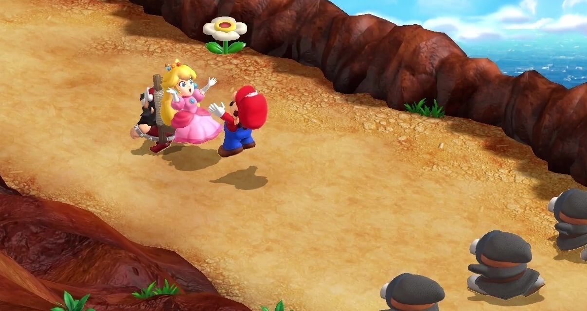 坂道競争でフラワー入手