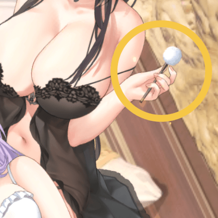 少女廻戦のもじゃもじゃの鉄のタップする場所