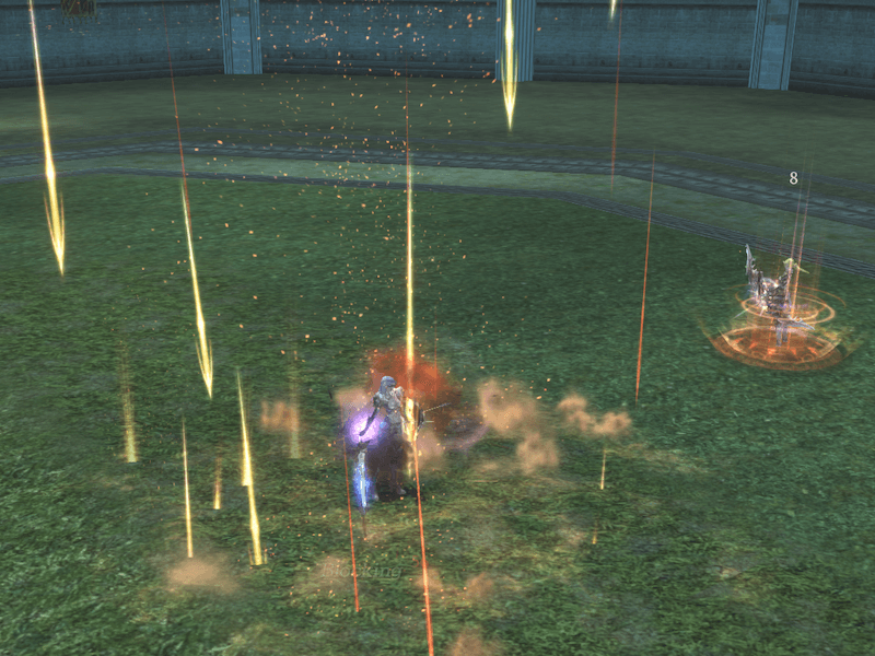 一歩引いた位置で攻撃を連発しよう