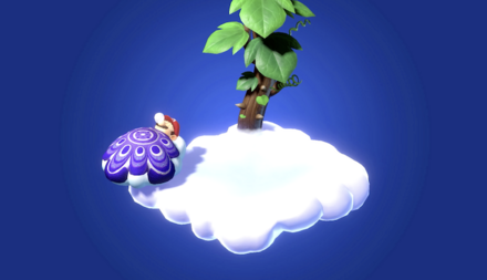 ベッドが浮遊する