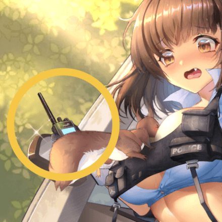 少女廻戦の通信機のタップする場所