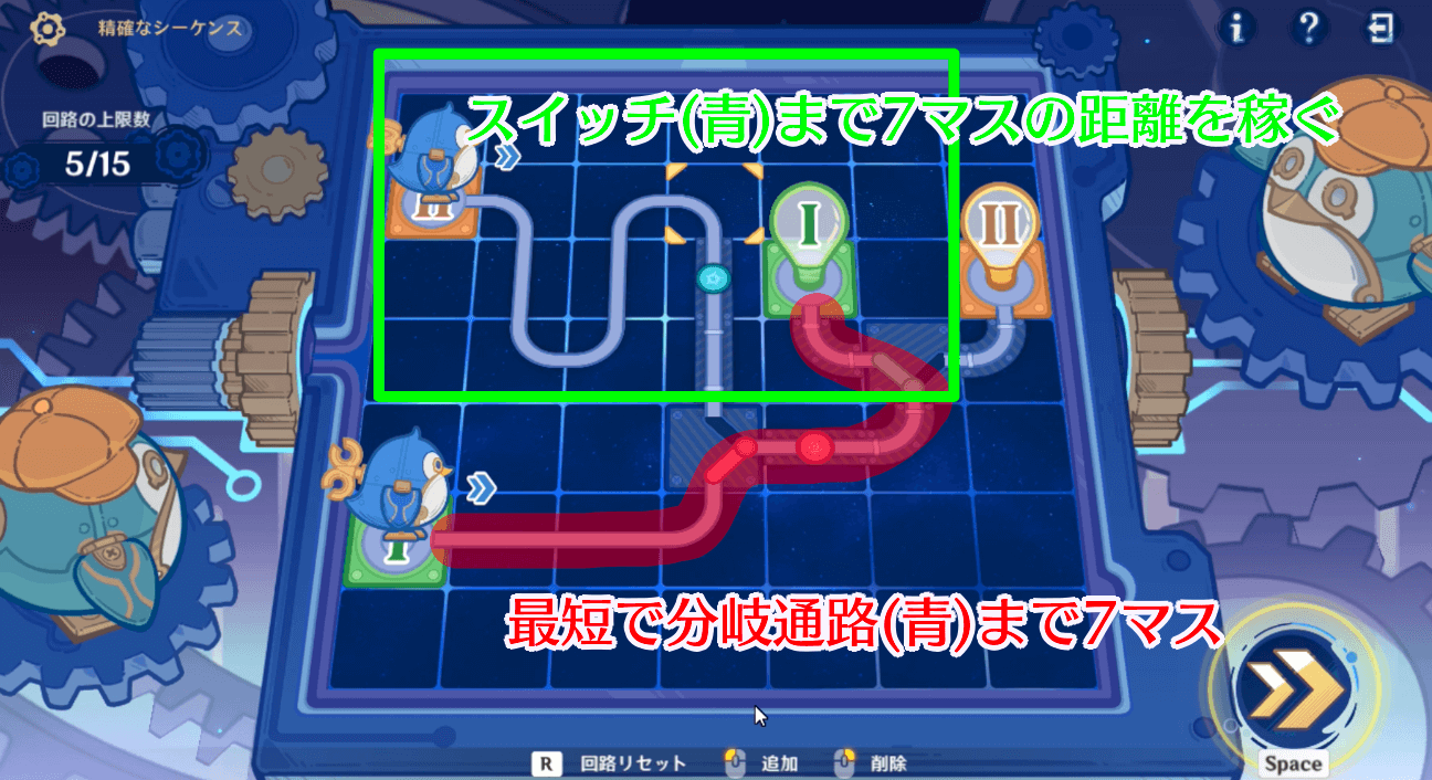 スイッチのタイミング