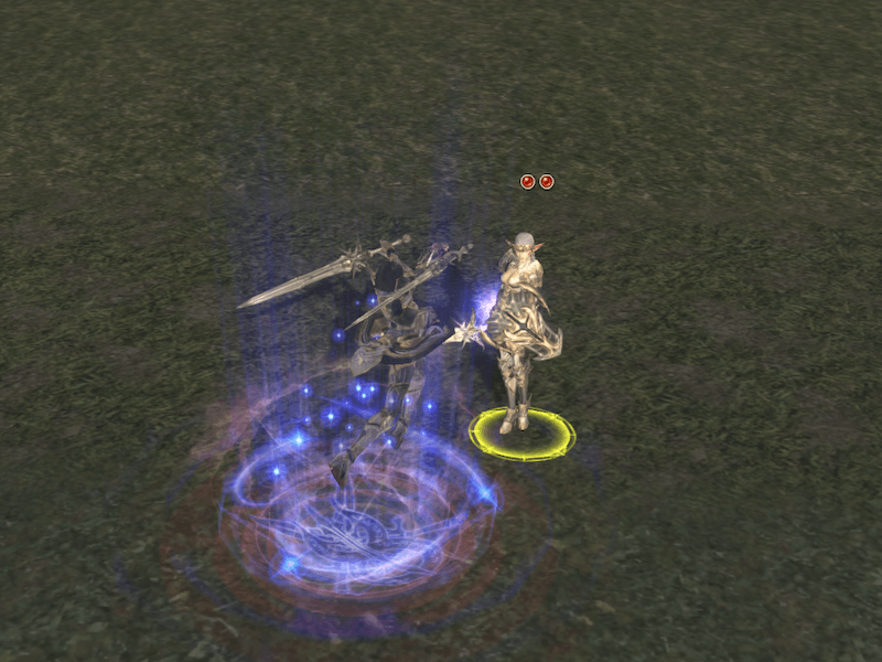 敵にデバフを付与しながら戦う