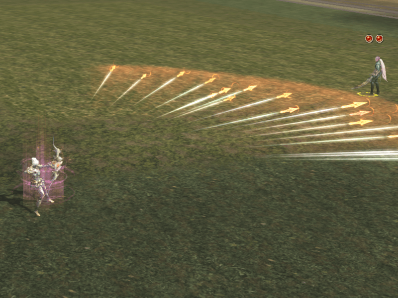 一歩引いた位置で攻撃を連発しよう