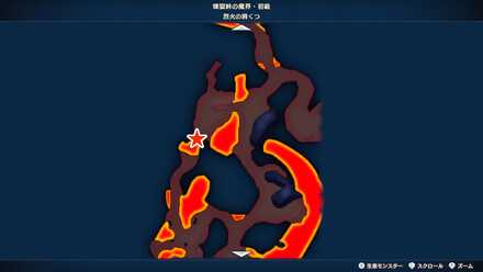 炎のおまもり拡大マップ