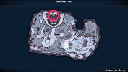 大監視塔の裏にある宝箱のちいさなメダルの場所マップ