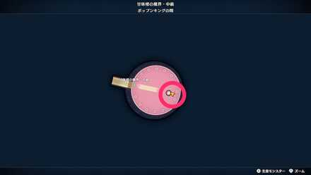 「ポップンキングの間」玉座の裏のツボのちいさなメダルの場所マップ