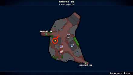 鉄鋼砦の魔界・初級マップ画像