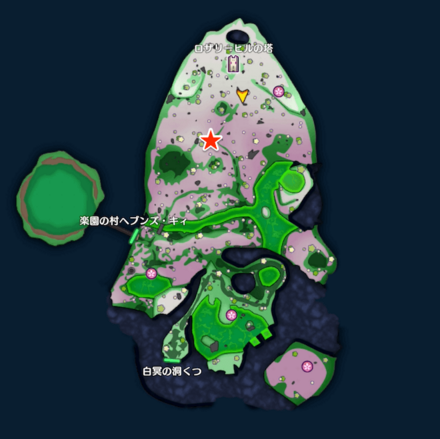 まかいじゅうの出現場所マップ