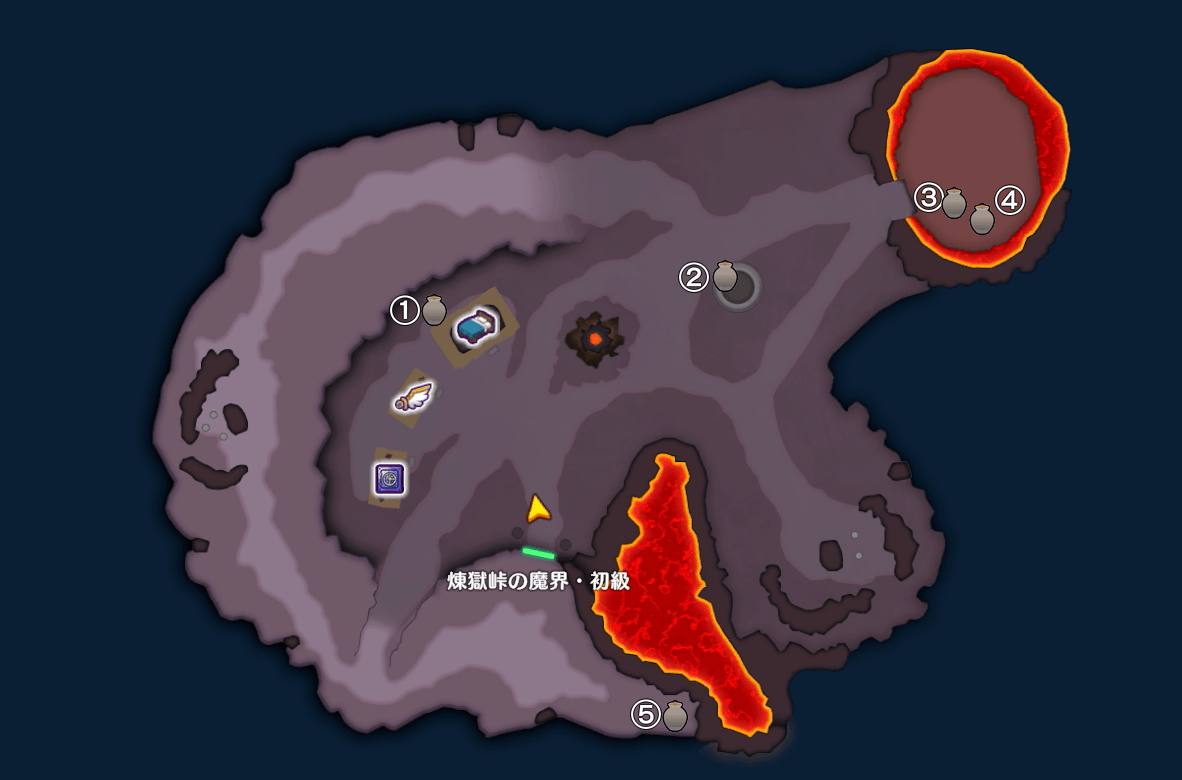 ガンドラの村マップ