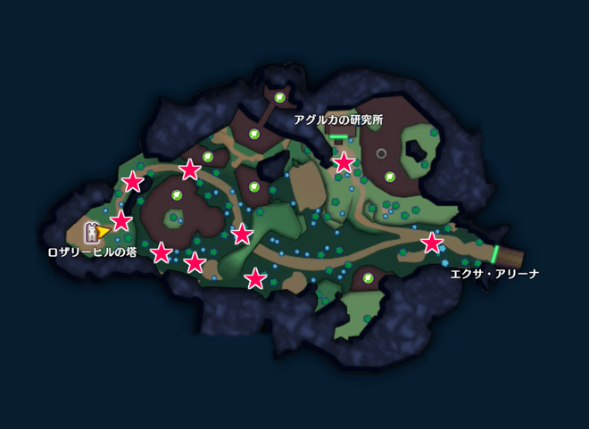 ゴーストの出現場所画像