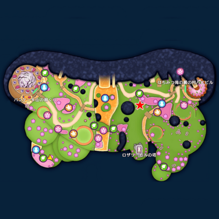 メイデンドールの出現場所マップ