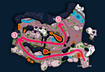 煉獄峠の魔界初級の攻略チャート