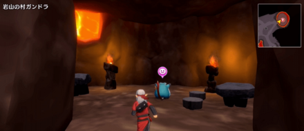 奥にいるオオネズミと会話する