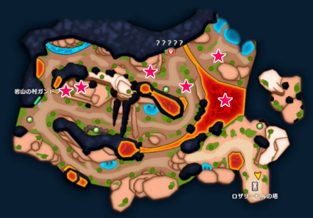 はじけドーラの出現場所画像