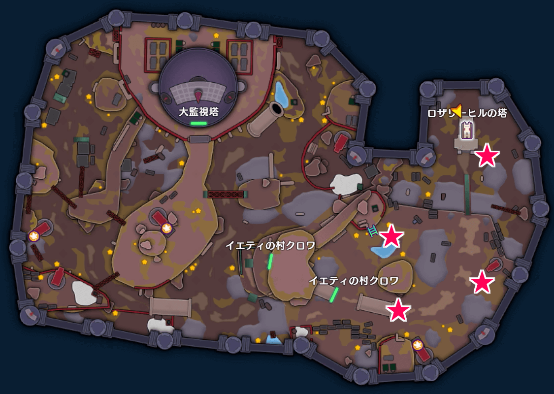 スライムタワーの出現場所画像