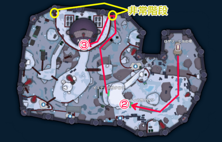 鉄鋼砦の魔界・初級の攻略チャート