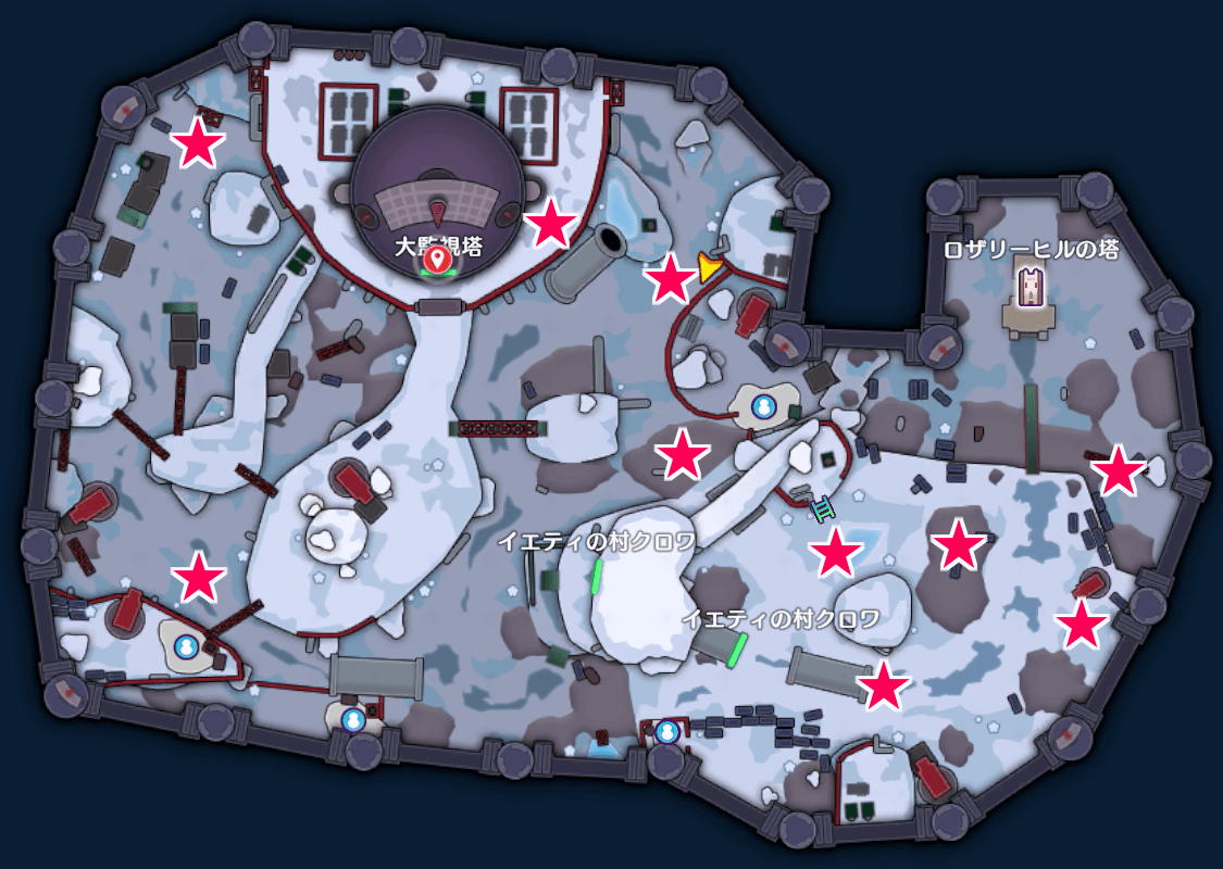 ドロザラーの出現場所画像