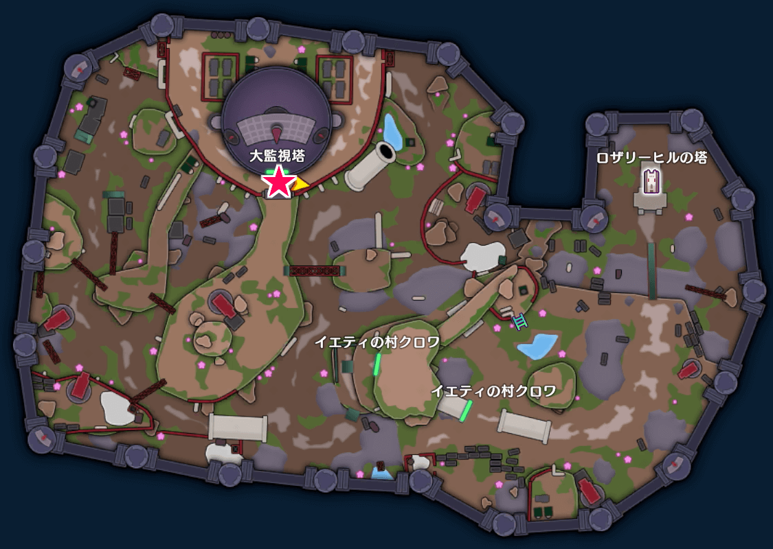 さまようよろいの出現場所画像