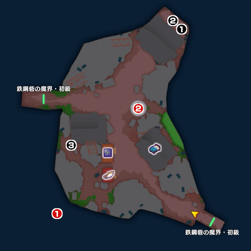 イエティの村クロワマップ