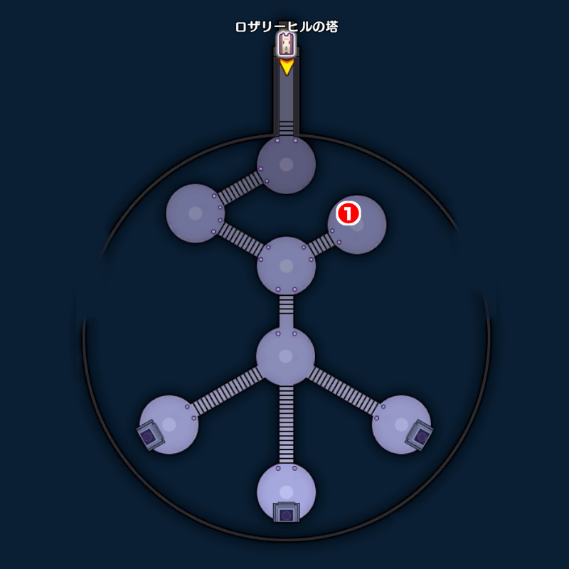 厄災の魔宮・低層マップ