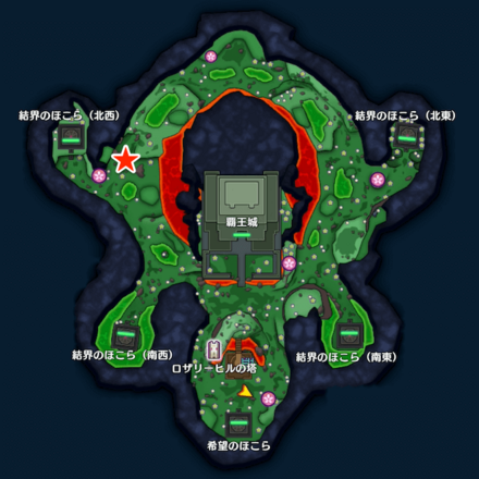 シャドウパンサーの出現場所マップ