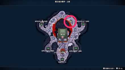 北東の水辺近くの宝箱（冬限定）のちいさなメダルの場所マップ