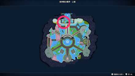 エビルプリーストの隠れ家近くのツボのちいさなメダルの場所マップ