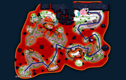 煉獄峠の魔界中級の攻略チャート