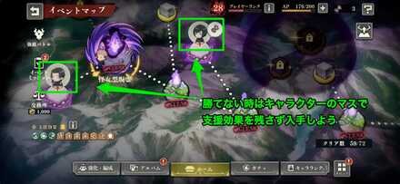 支援効果を入手