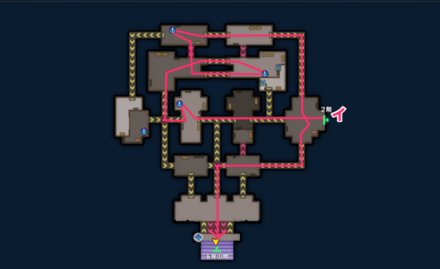 ヘルバトラー城3階