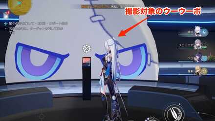 撮影対象のウーウーボ