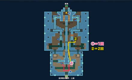 エビルプリーストの隠れ家手順2