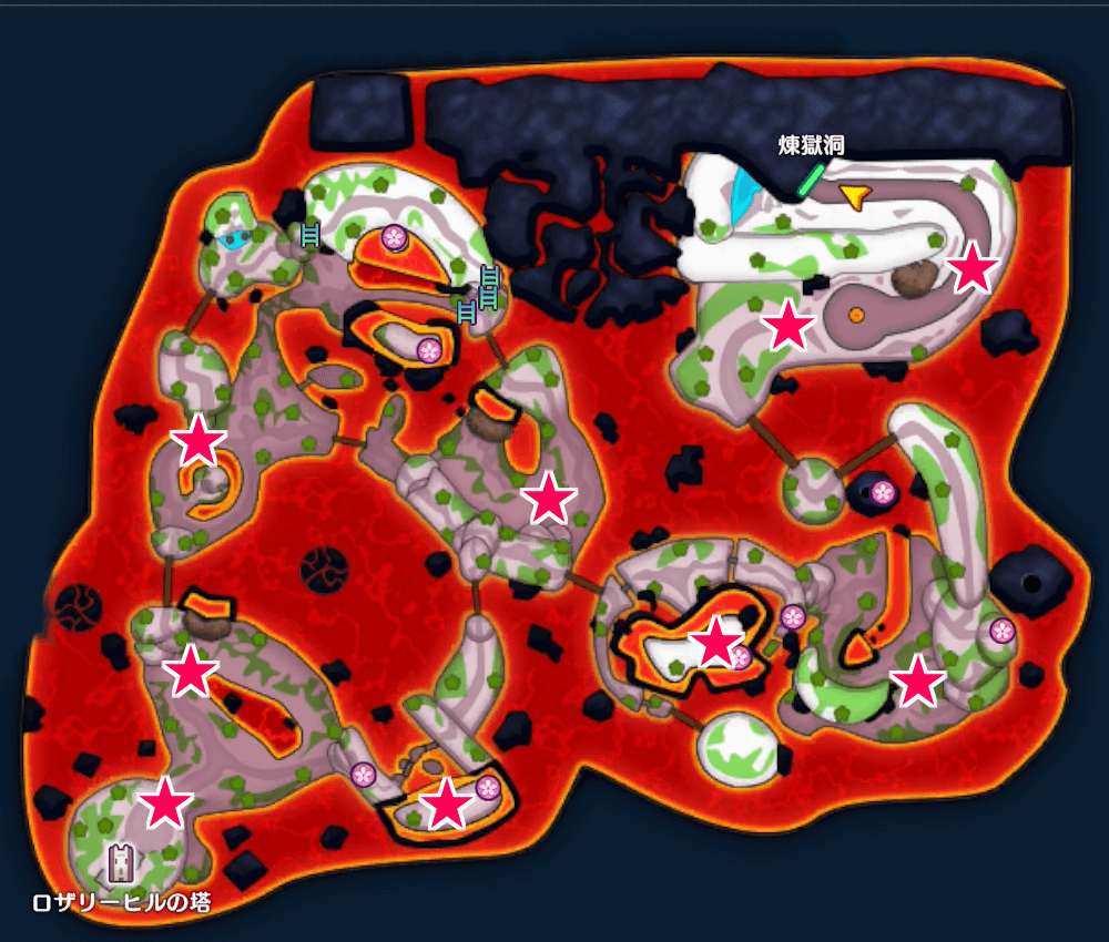 サタンフーラーの出現場所画像