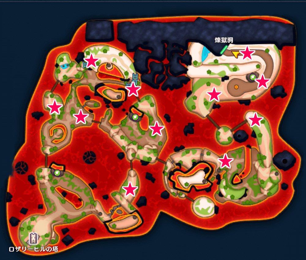 ヒートギズモの出現場所画像