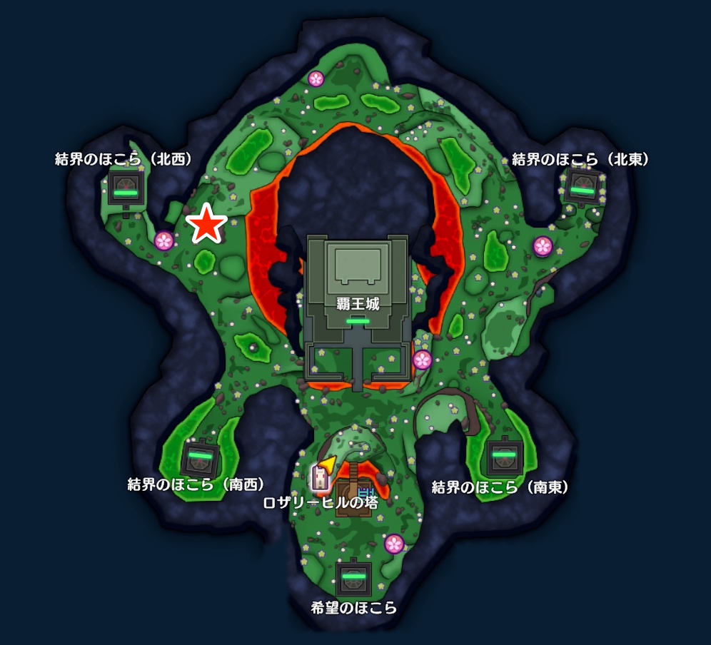 シャドウパンサーの出現場所画像