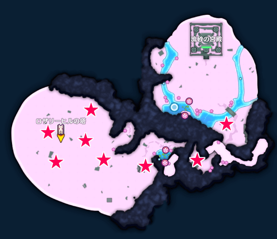 デザートゴーストの出現場所画像