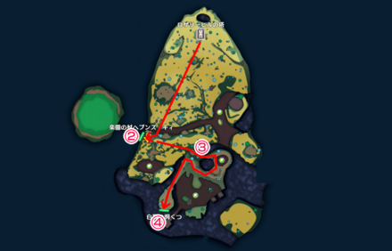 覇王城の魔界中級の攻略チャート