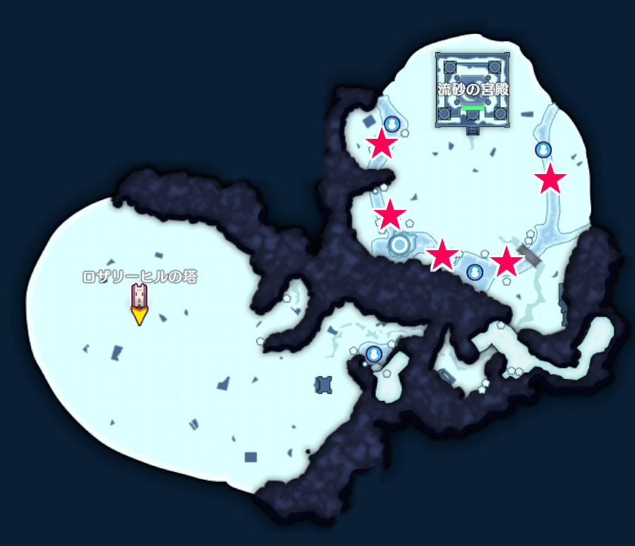 イルカちょうちんの出現場所画像