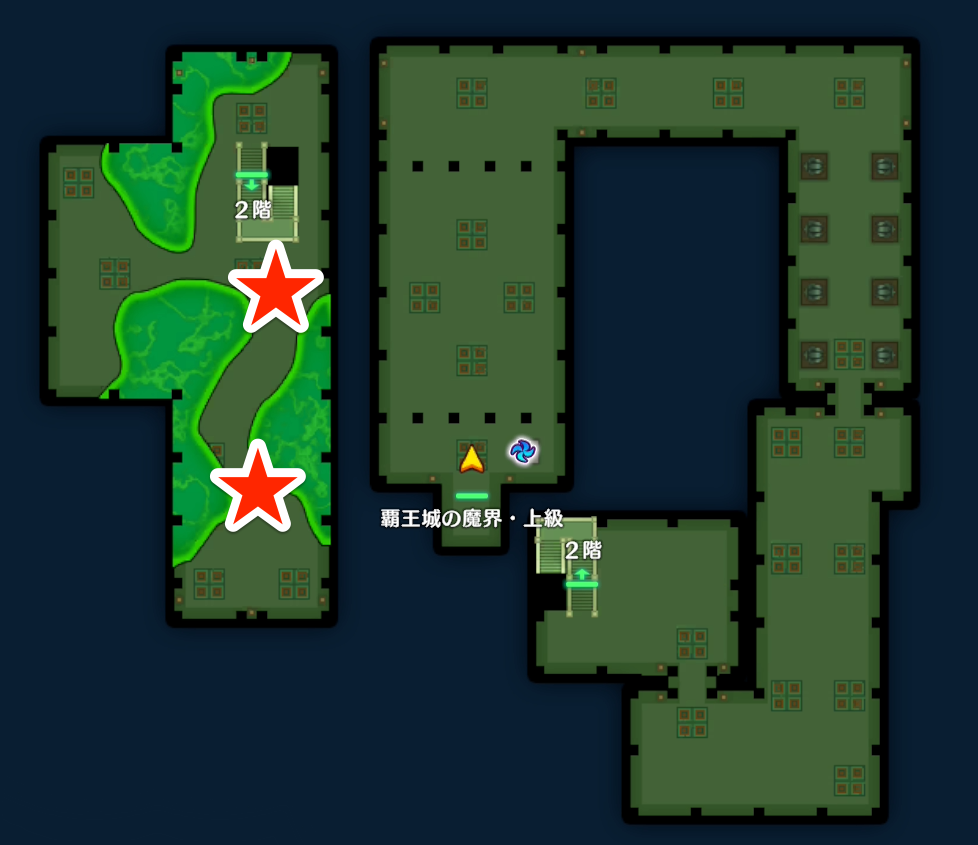 コアトルの出現場所画像