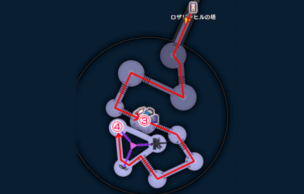 覇王城の魔界中級の攻略チャート