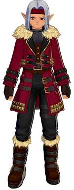 ゴシックコート赤