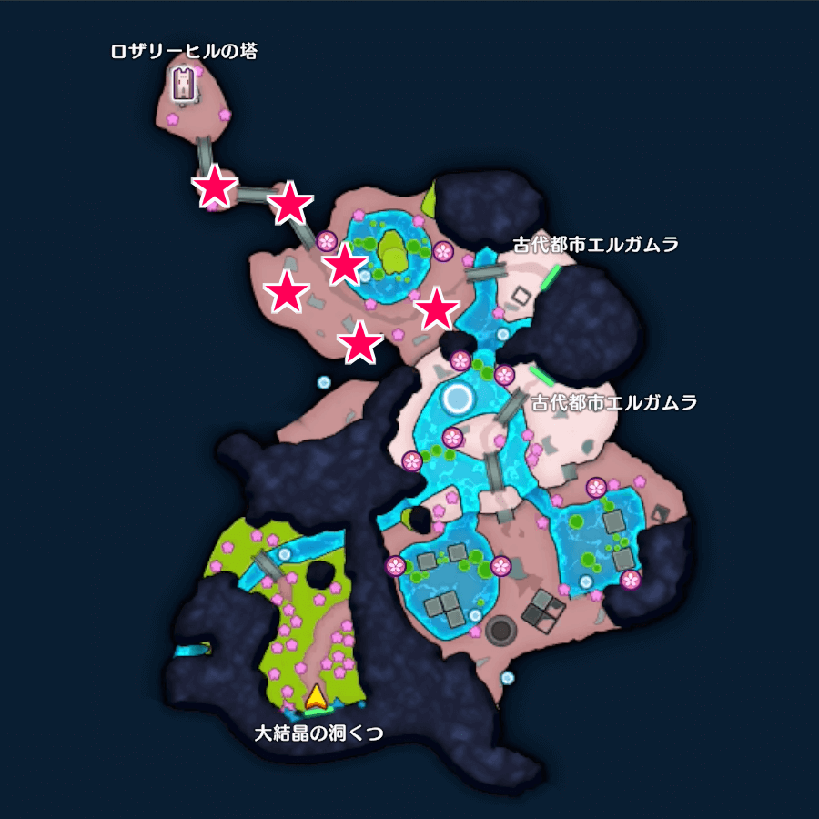 ビッグハットの出現場所画像